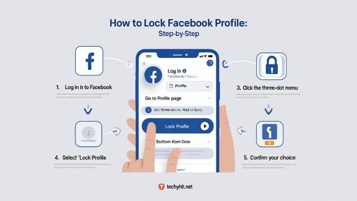 how to lock facebook profile 2025